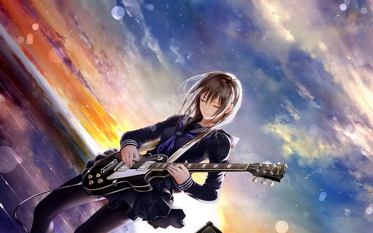 guitar anime music
